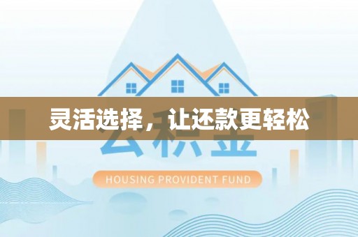 陵城灵活选择，让还款更轻松