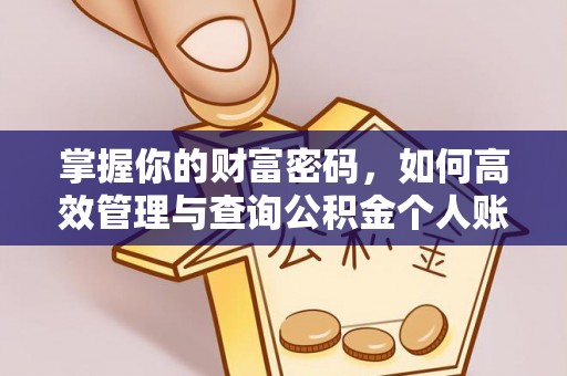 甘谷掌握你的财富密码，如何高效管理与查询公积金个人账户信息