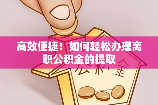 南山高效便捷！如何轻松办理离职公积金的提取